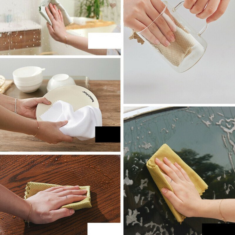 2022 Winter Best Saler Fish Scale Microfiber Polishing Cleaning Cloth